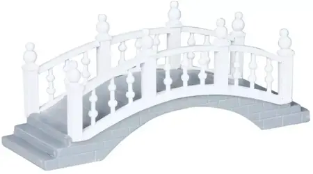 Lemax plastic foot bridge kerstdorp figuur