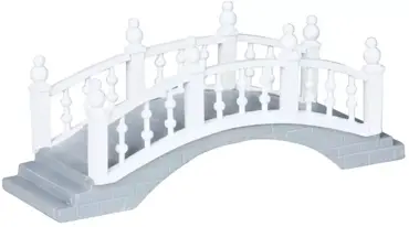 Lemax plastic foot bridge kerstdorp figuur