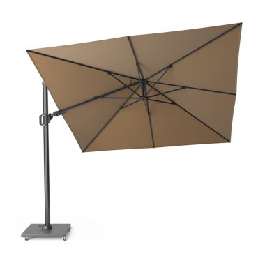Platinum Sun & Shade zweefparasol Challenger T² 300x300 taupe - afbeelding 1
