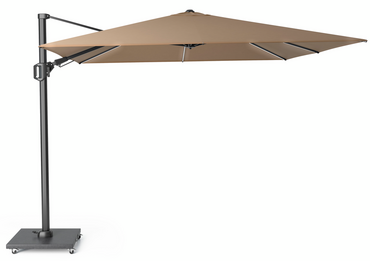 Platinum Sun & Shade zweefparasol Challenger T² 300x300 taupe - afbeelding 2