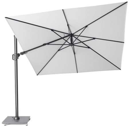 Platinum Sun & Shade zweefparasol Challenger T² 300x300 wit - afbeelding 1