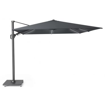 Platinum Sun & Shade zweefparasol Challenger T² Glow 300x300 antraciet - afbeelding 2