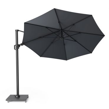 Platinum Sun & Shade zweefparasol Challenger T² premium 350x260 Jet black - afbeelding 1