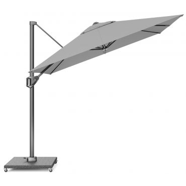 Platinum Sun & Shade zweefparasol Voyager T¹ 250x250 lichtgrijs - afbeelding 2