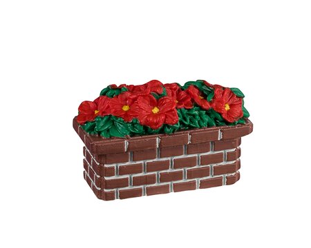 Lemax kerstdorp figuur 'Poinsettia Planter'