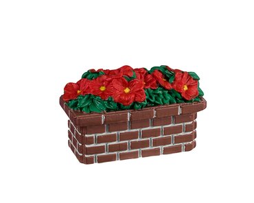 Lemax kerstdorp figuur 'Poinsettia Planter'