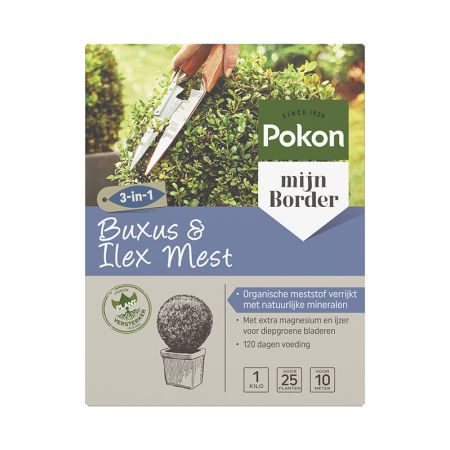 Pokon buxus en ilex mest 1 kg - afbeelding 1