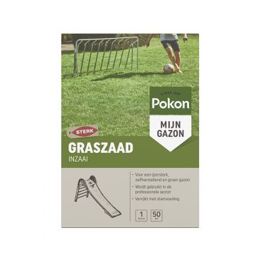 Pokon graszaad inzaai 50m² - afbeelding 1