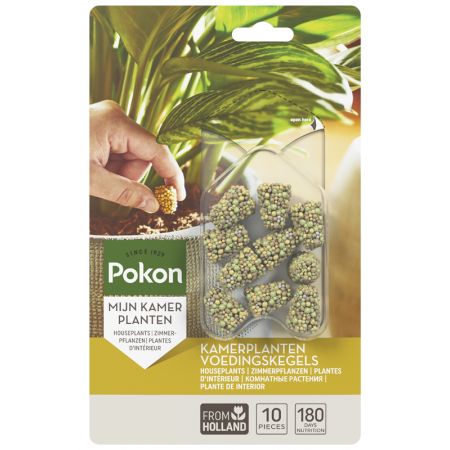 Pokon kamerplanten voedingskegels 10 stuks - afbeelding 1