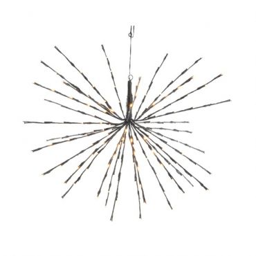 Polestar flashing zwart 72 LED klassiek warm