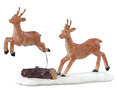 Lemax kerstdorp figuur 'Prancing Reindeer'