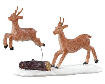 Lemax kerstdorp figuur 'Prancing Reindeer'