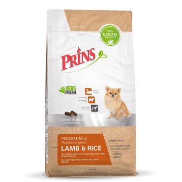 Prins hondenvoer procare mini lamb & rice hypoallergenic (3 kg)