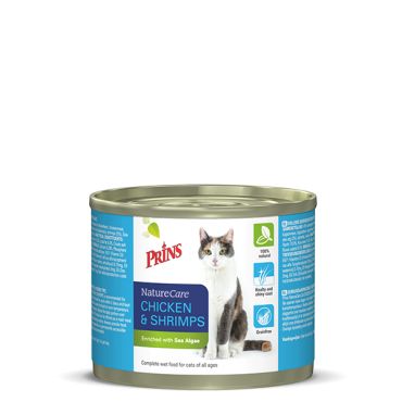 Prins naturecare chicken & shrimps (200 gram)