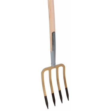 Spitvork 4-tands 85 cm steel