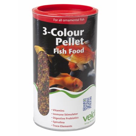 Velda 3-colour pellet food 880 g/ 2500 m