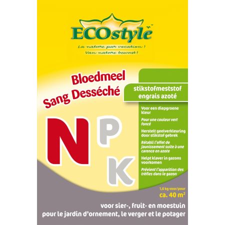 ECOstyle bloedmeel 1,6 kg - afbeelding 1