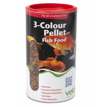 Velda 3-colour pellet food 470 g/ 1250 m