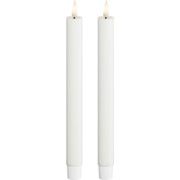 LED dinner kaars wit 2,2x24 cm