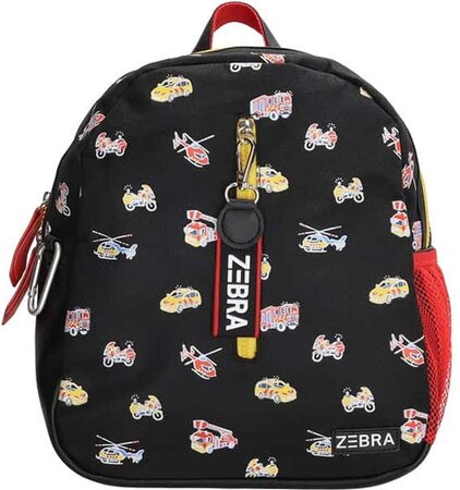 Zebra rugzak kids voertuigen - afbeelding 1