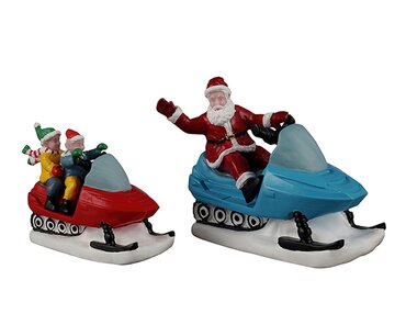 Lemax kerstdorp figuur 'Santa'S Day Off'
