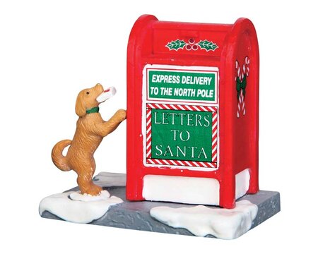 Lemax kerstdorp figuur 'Santa'S Mailbox'