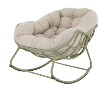 Schommelstoel Cozy zachtgroen - afbeelding 1