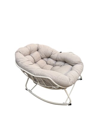 Schommelstoel Cozy beige / beige