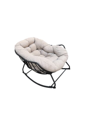 Schommelstoel Cozy stone beige