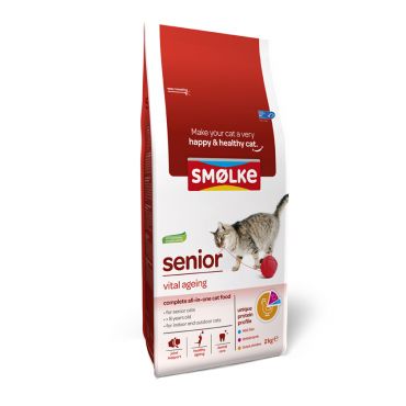 Smølke kattenvoer senior (2 kg)