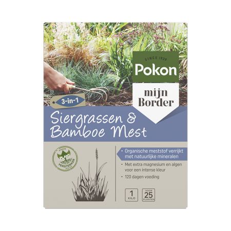 Pokon siergrassen en bamboe mest - afbeelding 1