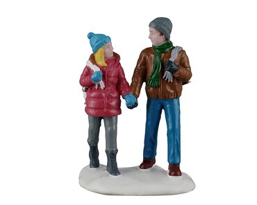 Lemax kerstdorp figuur 'Skating Date'