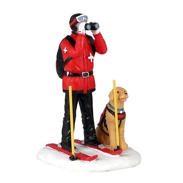 Lemax kerstdorp figuur 'Ski Patrol'