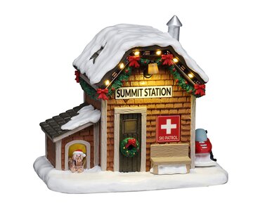 Lemax kersthuisje 'Ski Patrol Summit Station'