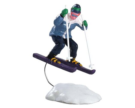 Lemax kerstdorp figuur 'Skiing Girl'