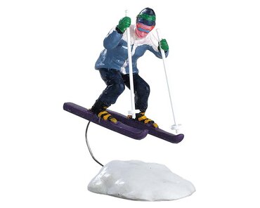 Lemax kerstdorp figuur 'Skiing Girl'
