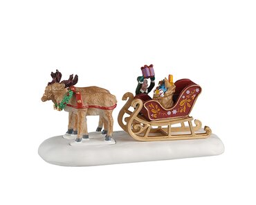 Lemax kerstdorp figuur 'Sled Of Toys'