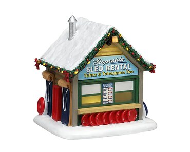 Lemax kersthuisje 'Slopeside Sled Rental'