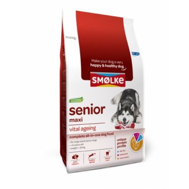 Smolke hondenvoer Senior maxi 3kg