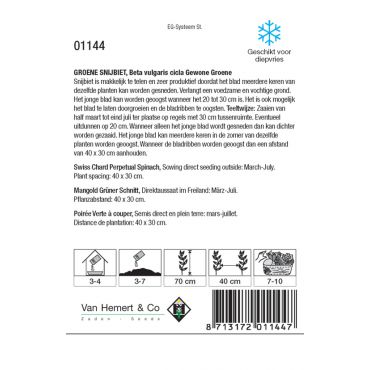 Snijbiet Gewone Groene - afbeelding 2