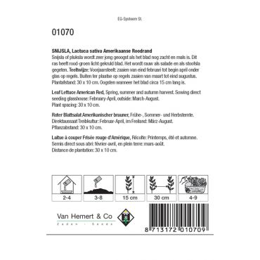 Snijsla Amerikaanse Roodrand - afbeelding 2