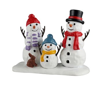Lemax kerstdorp figuur 'Snowman Family'