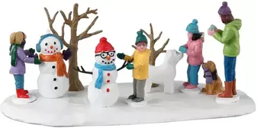 Lemax snowmen friends kerstdorp figuur