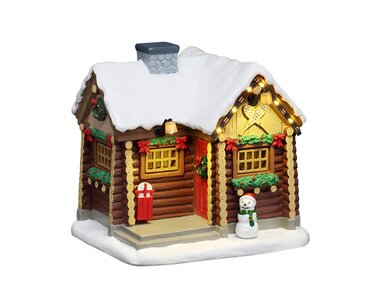 Lemax kersthuisje 'Snowshoe Cabin'