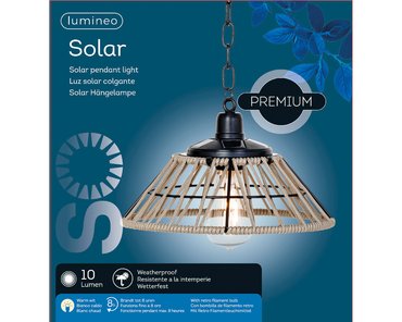 Solar hanglamp taupe - afbeelding 5