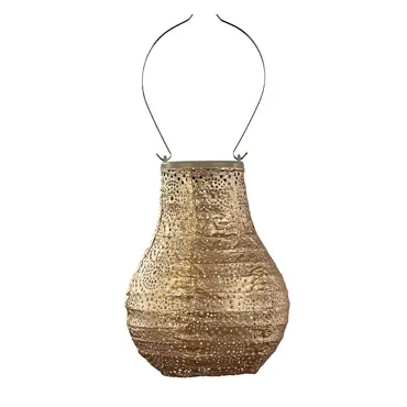 Lumiz solar lampion occult goud bulb Ø16 cm - afbeelding 1