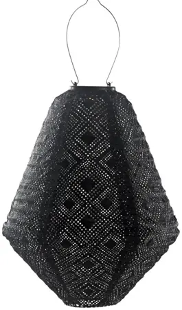 Lumiz solar lampion mosaic zwart can Ø30 cm - afbeelding 1