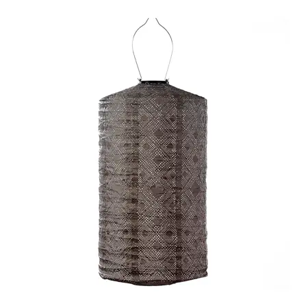 Lumiz solar lampion mosaic taupe cylinder Ø28 cm - afbeelding 1