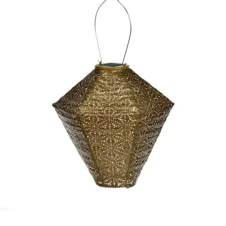 Lumiz solar lampion sashiko goud diamond Ø28 cm - afbeelding 1