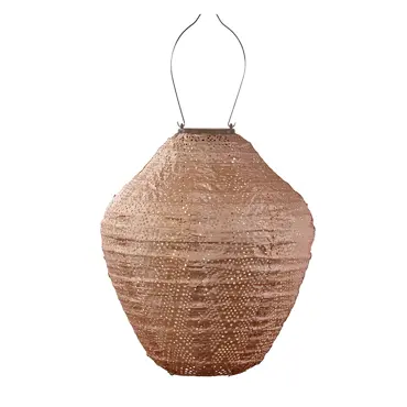 Lumiz solar lampion ikat roze jar Ø30 cm - afbeelding 1